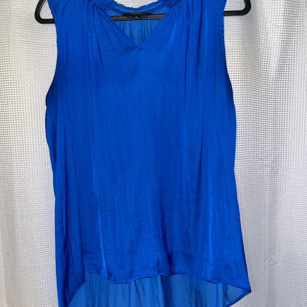Blue Sleeveless Women's Top